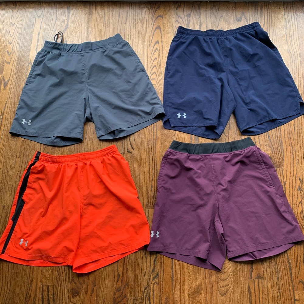 Bundle! 4 pairs of under armour shorts.